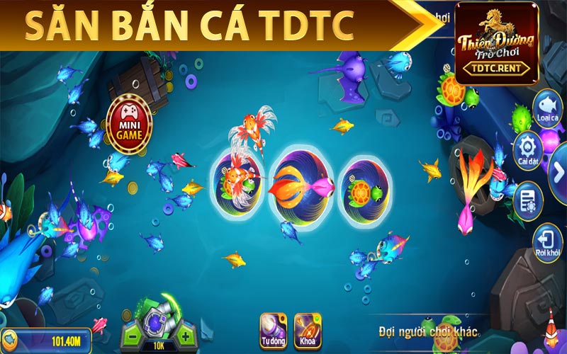 Chơi game bắn cá đổi thưởng TDTC săn bắt đại dương